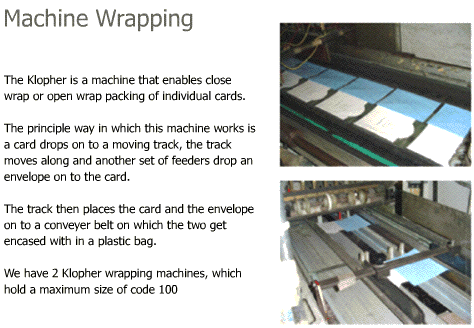 Machine Wrap